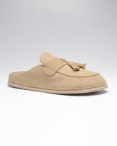 Clog Bambolim Camurça Areia Villa Griffe