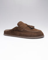 Clog Bambolim Camurça Café Villa Griffe