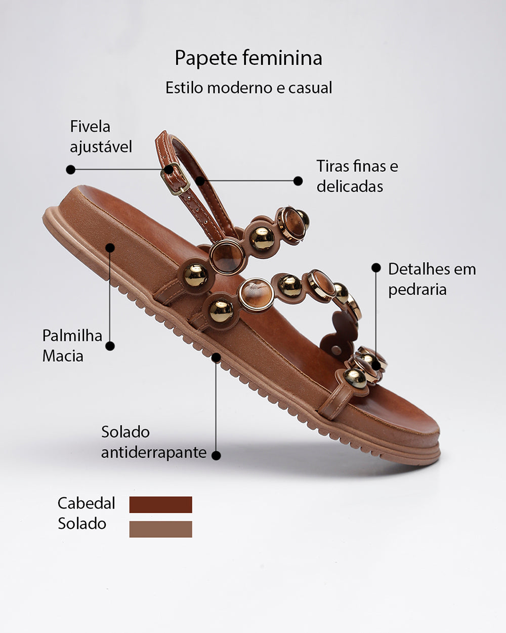 Papete Pedrarias e Esferas Terracota Villa Griffe