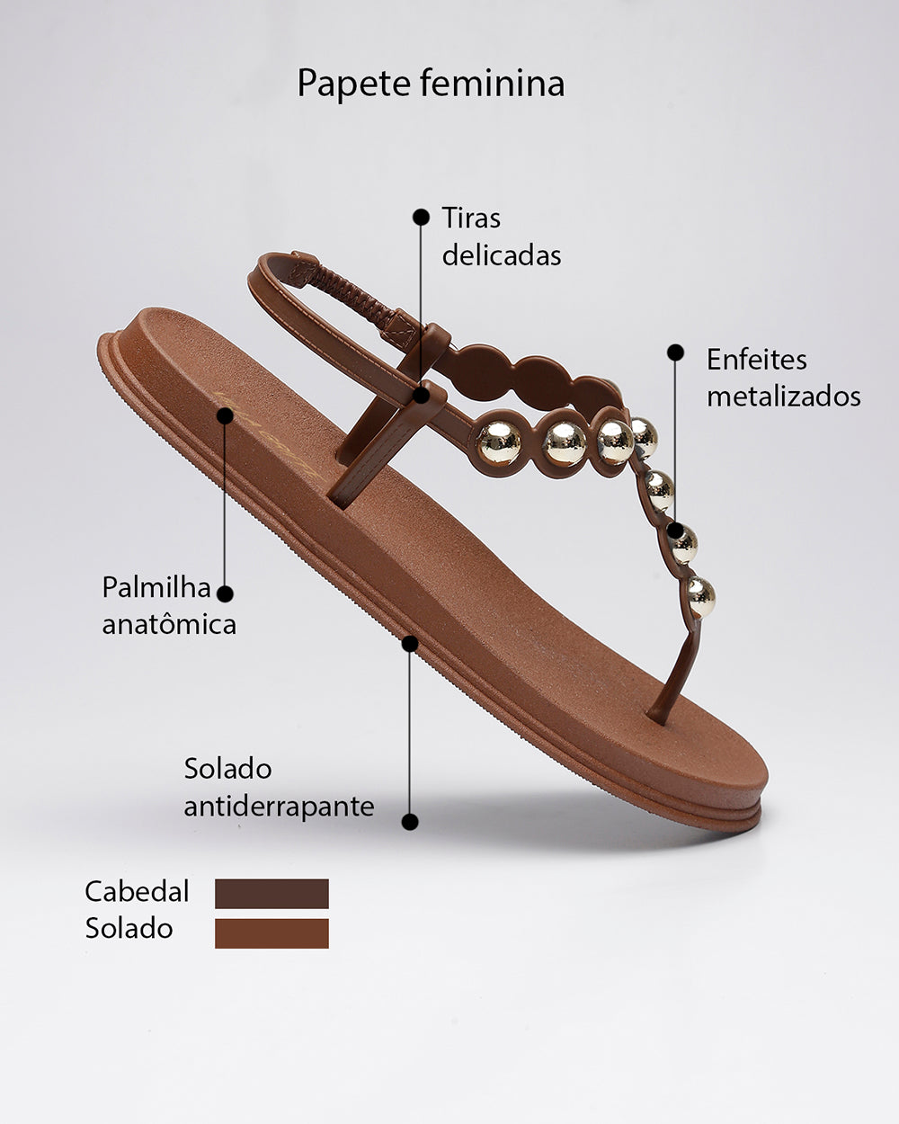 Papete Tira Aplicações Terracota Villa Griffe