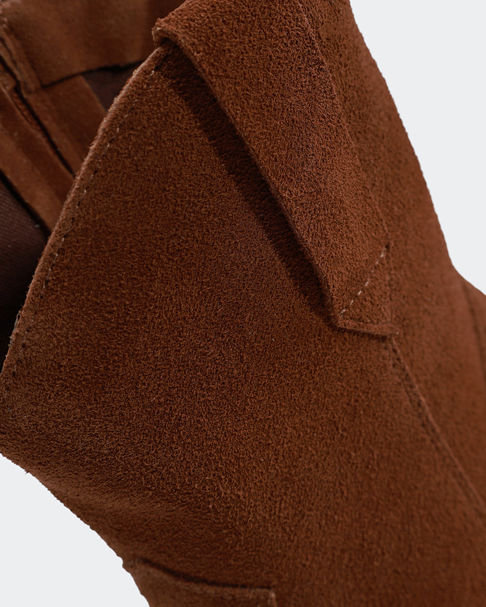 Bota Western Basic Cano Curto Camurça Marrom Villa Griffe