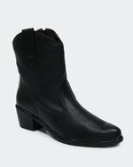 Bota Western Basic Cano Curto Preta Villa Griffe