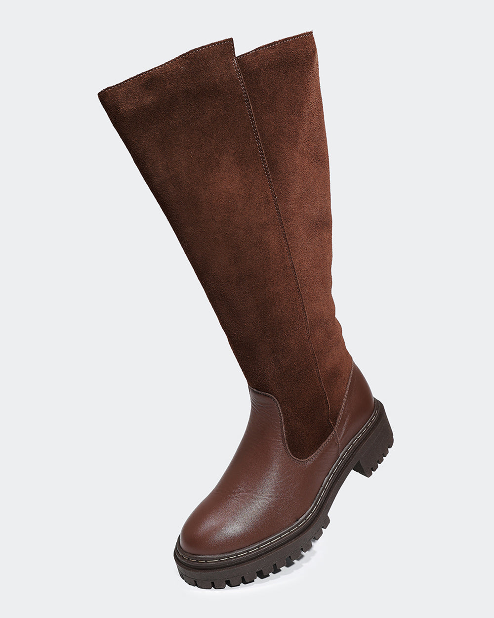 Bota Montaria Tratorada Cano Longo Café Villa Griffe