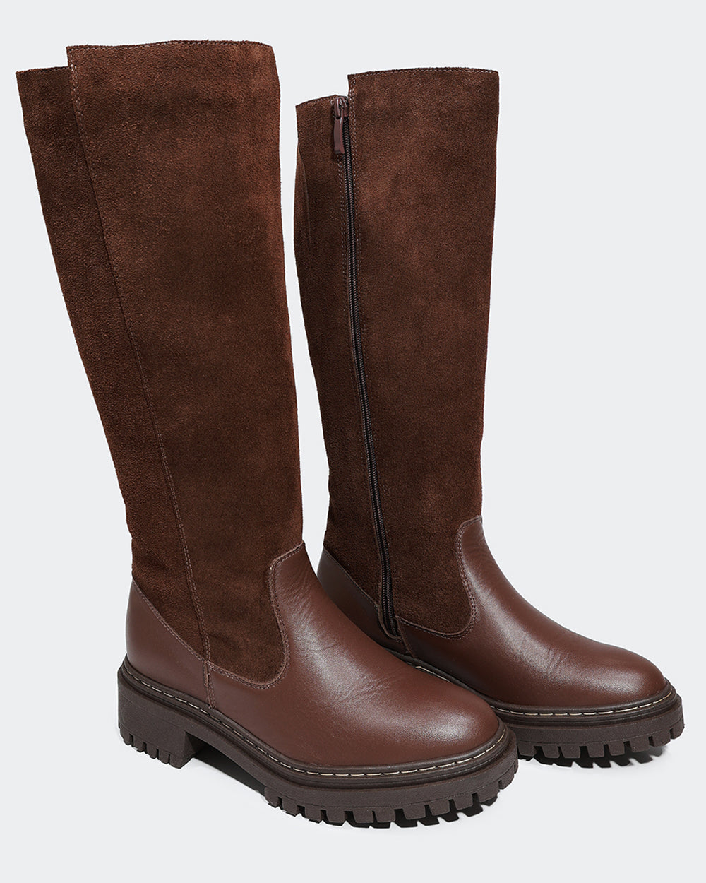 Bota Montaria Tratorada Cano Longo Café Villa Griffe