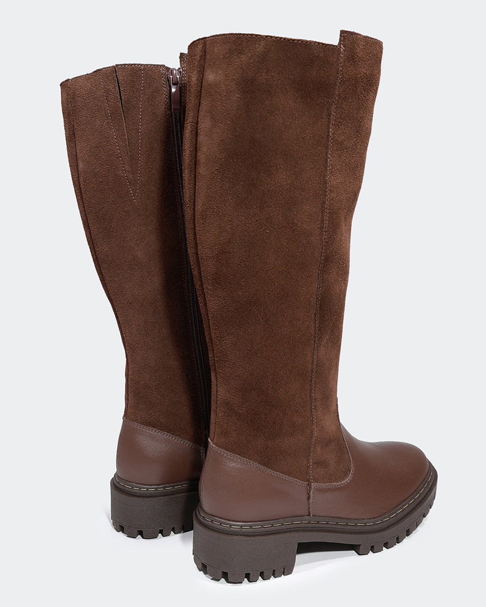 Bota Montaria Tratorada Cano Longo Café Villa Griffe