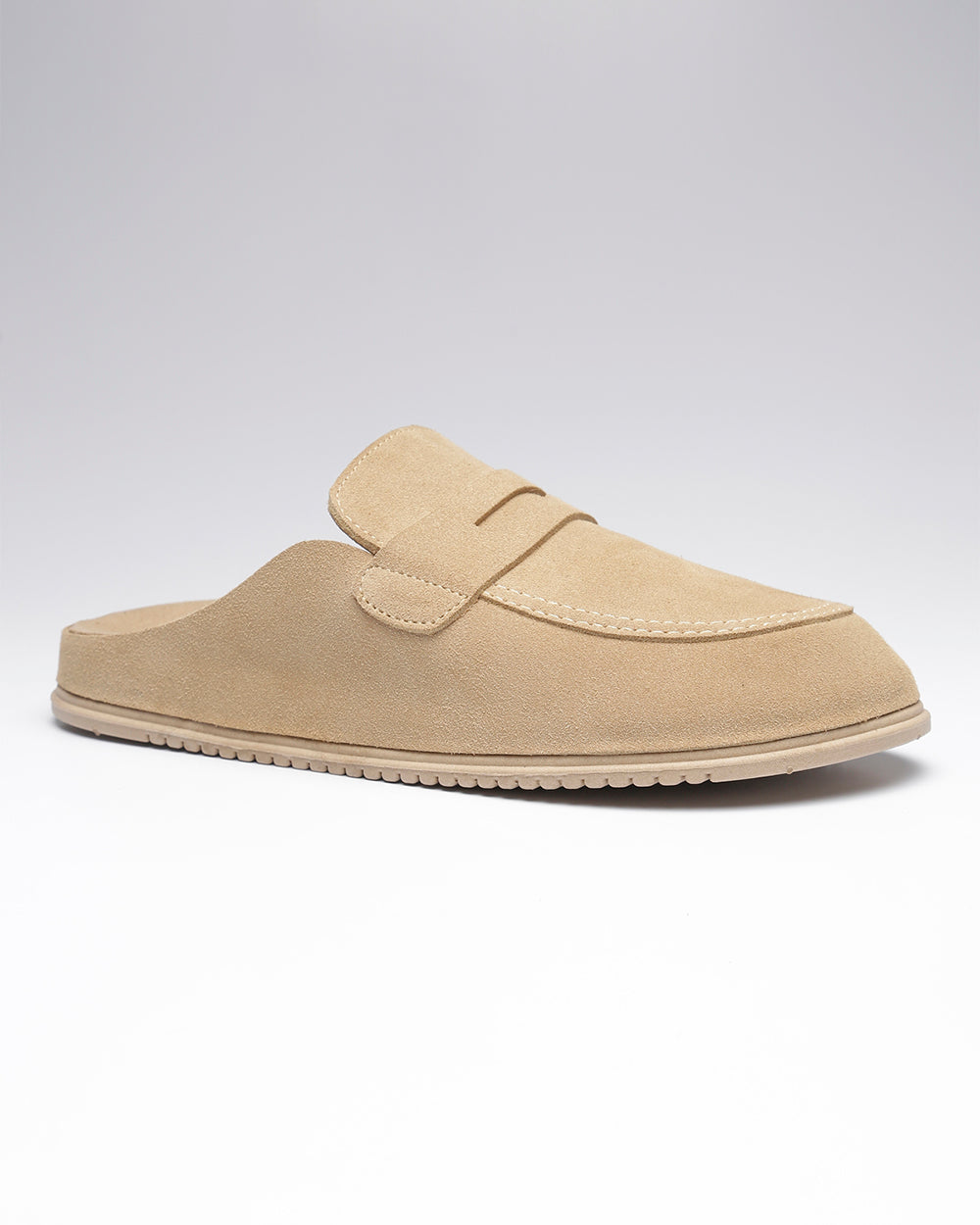 Clog Gravata Basic Camurça Areia Villa Griffe