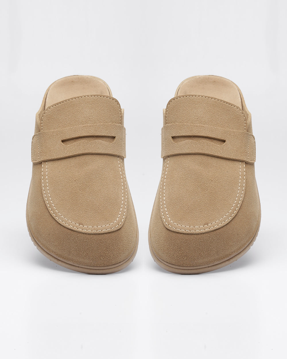 Clog Gravata Basic Camurça Areia Villa Griffe