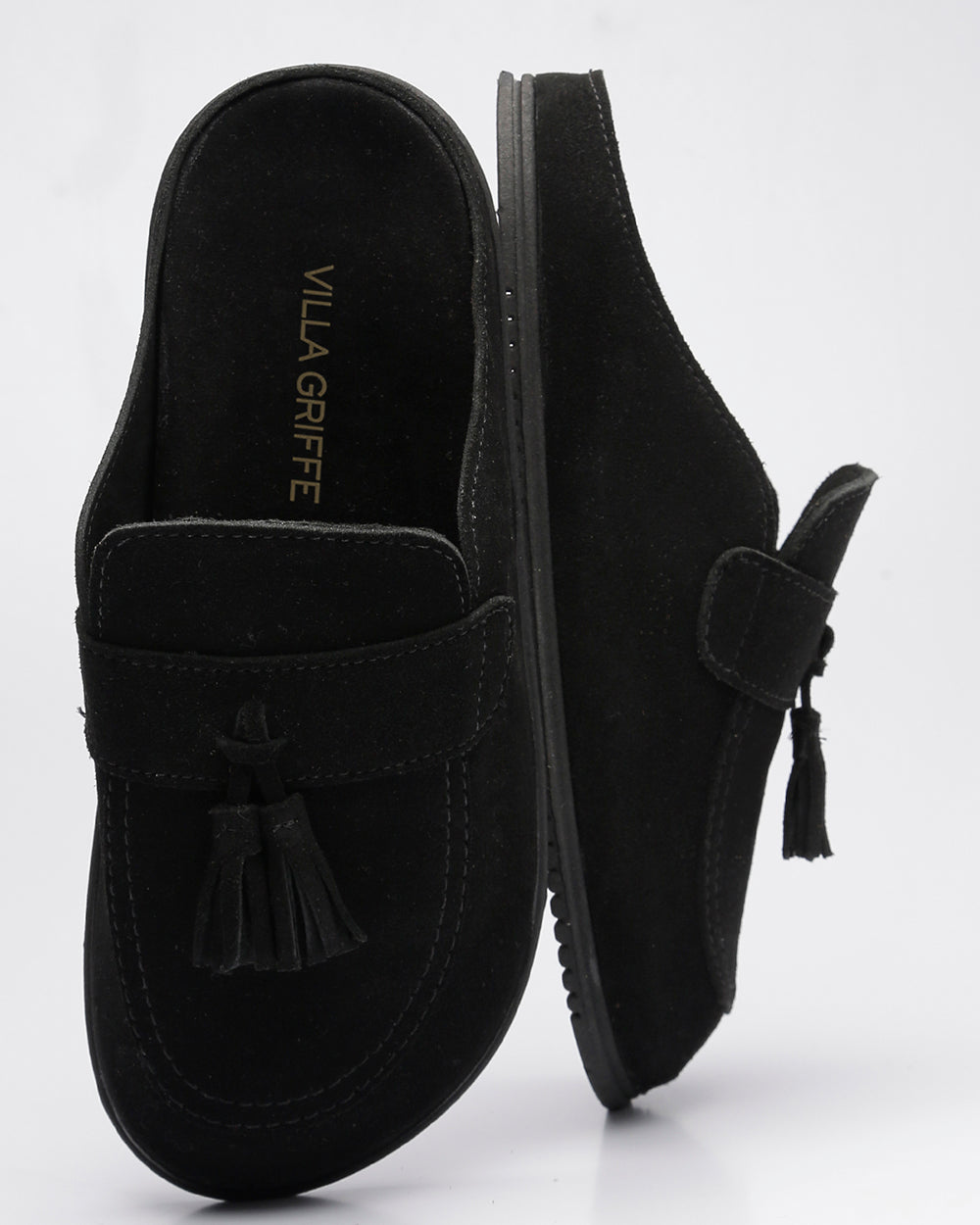 Clog Bambolim Camurça Preto Villa Griffe