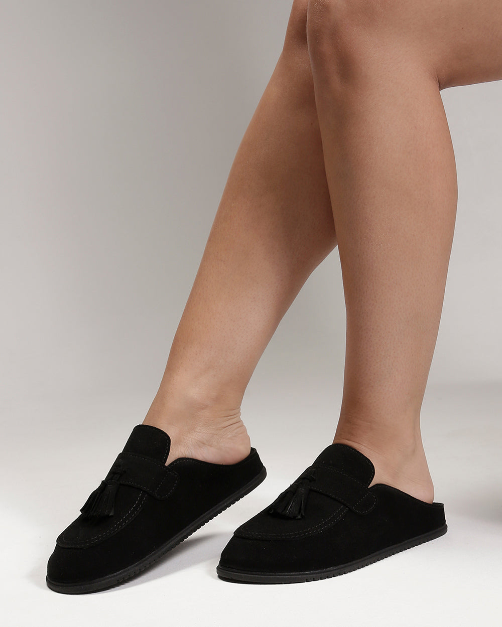 Clog Bambolim Camurça Preto Villa Griffe