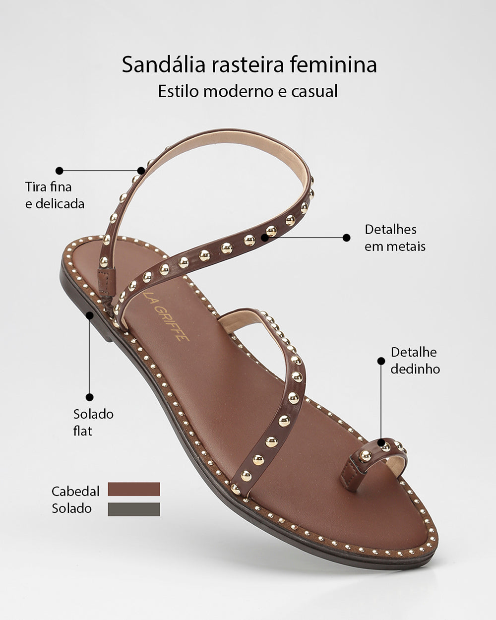 Rasteira De Dedinho Aplicações Café Villa Griffe