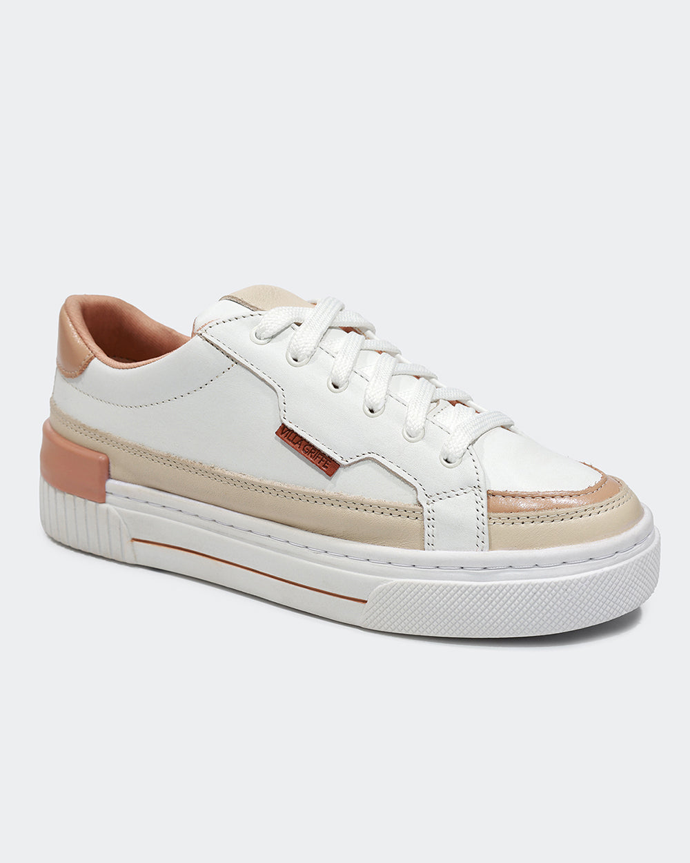 Tênis Sunny Branco Nude Villa Griffe
