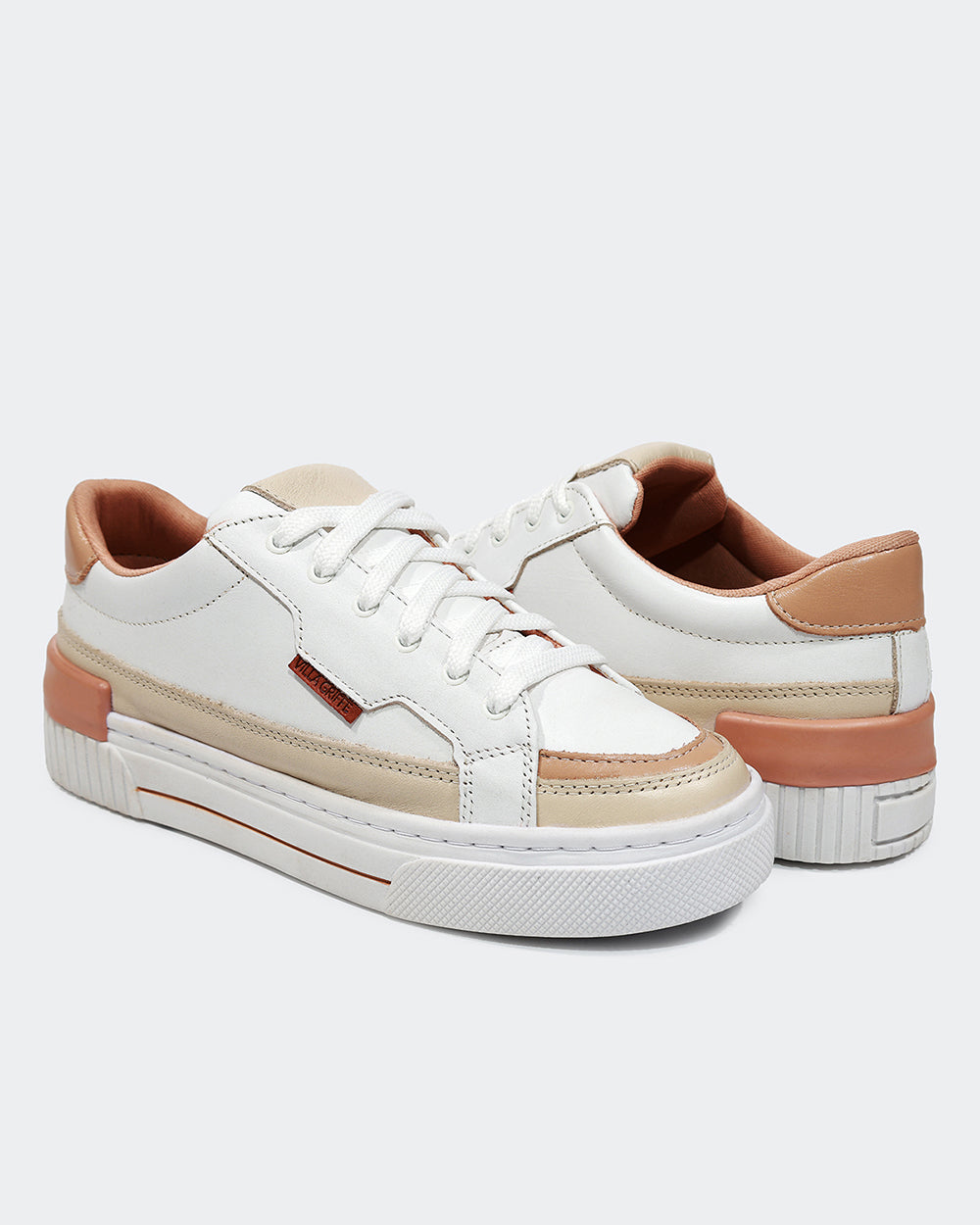 Tênis Sunny Branco Nude Villa Griffe
