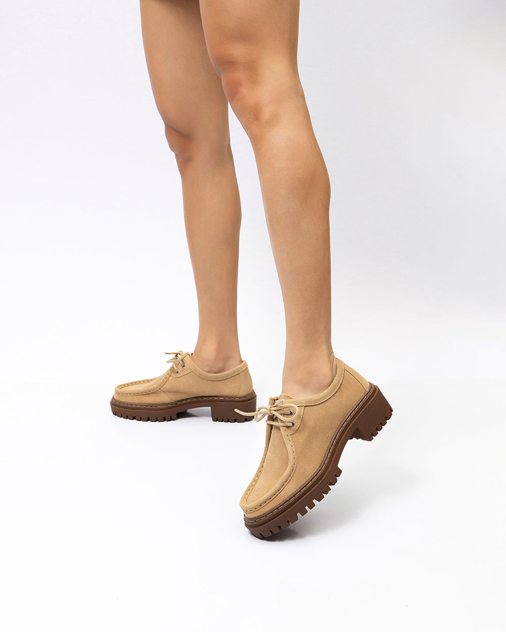 Mocassim Dockside Basic Camurça Areia Villa Griffe