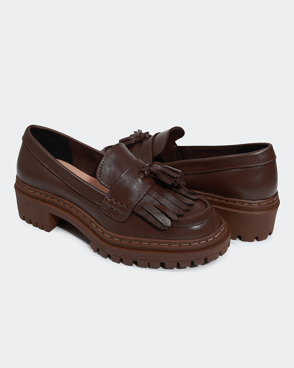 Mocassim Franja Café Villa Griffe