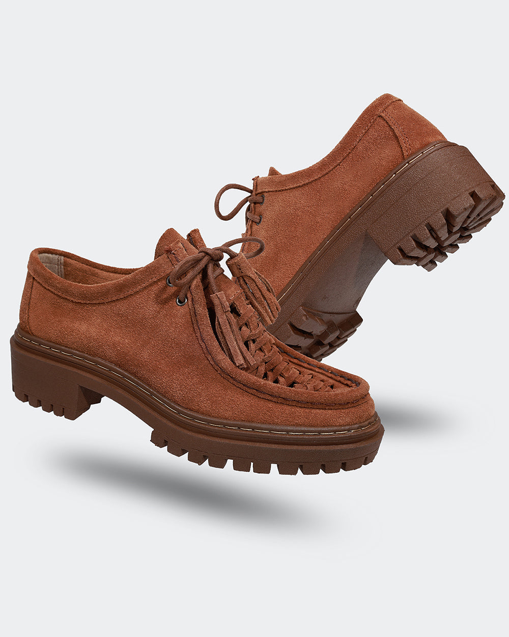 Mocassim Dockside Bambolim Camurça Camel Villa Griffe