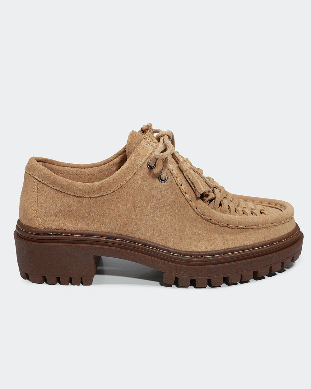 Mocassim Dockside Bambolim Camurça Areia Villa Griffe