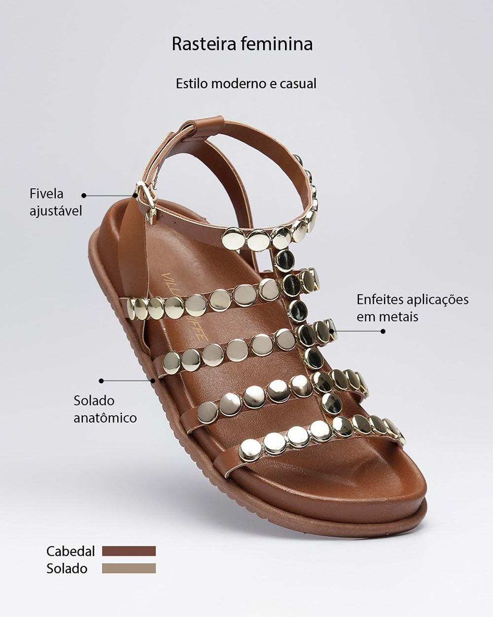 Papete Charm Esferas Caramelo Villa Griffe