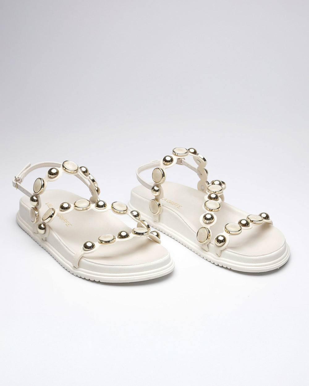 Papete Pedrarias e Esferas Off White Villa Griffe