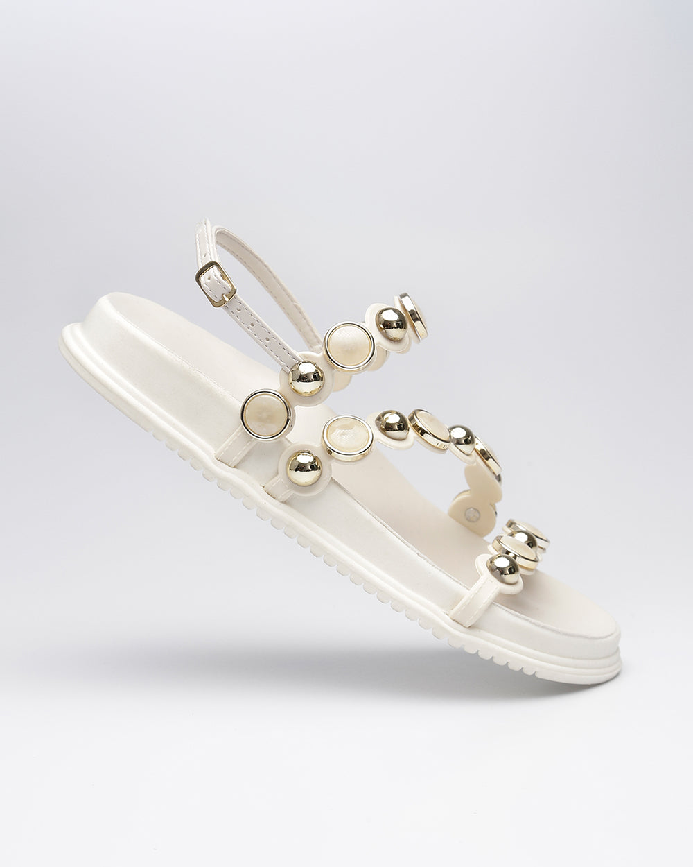 Papete Pedrarias e Esferas Off White Villa Griffe