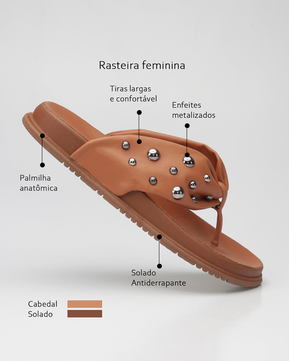 Papete Tira Acolchoada Esferas Caramelo Villa Griffe
