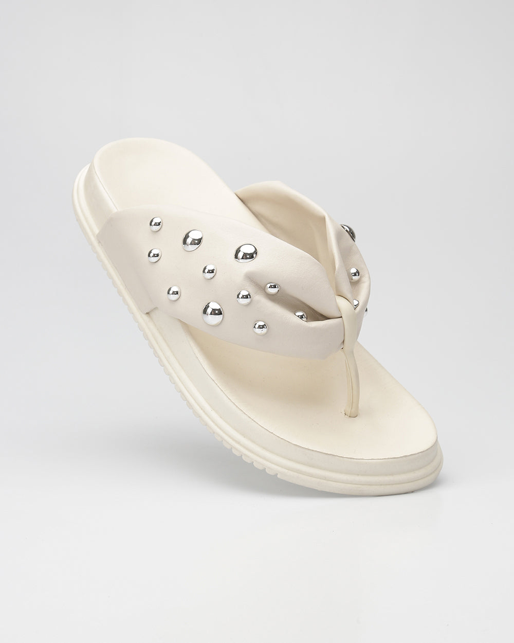Papete Tira Acolchoada Esferas Off White Villa Griffe