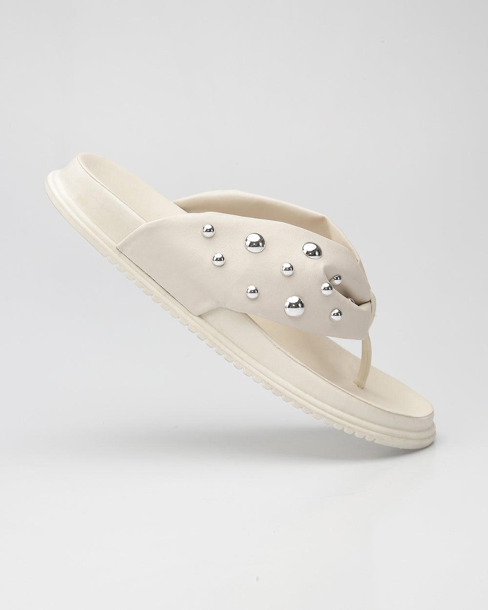 Papete Tira Acolchoada Esferas Off White Villa Griffe