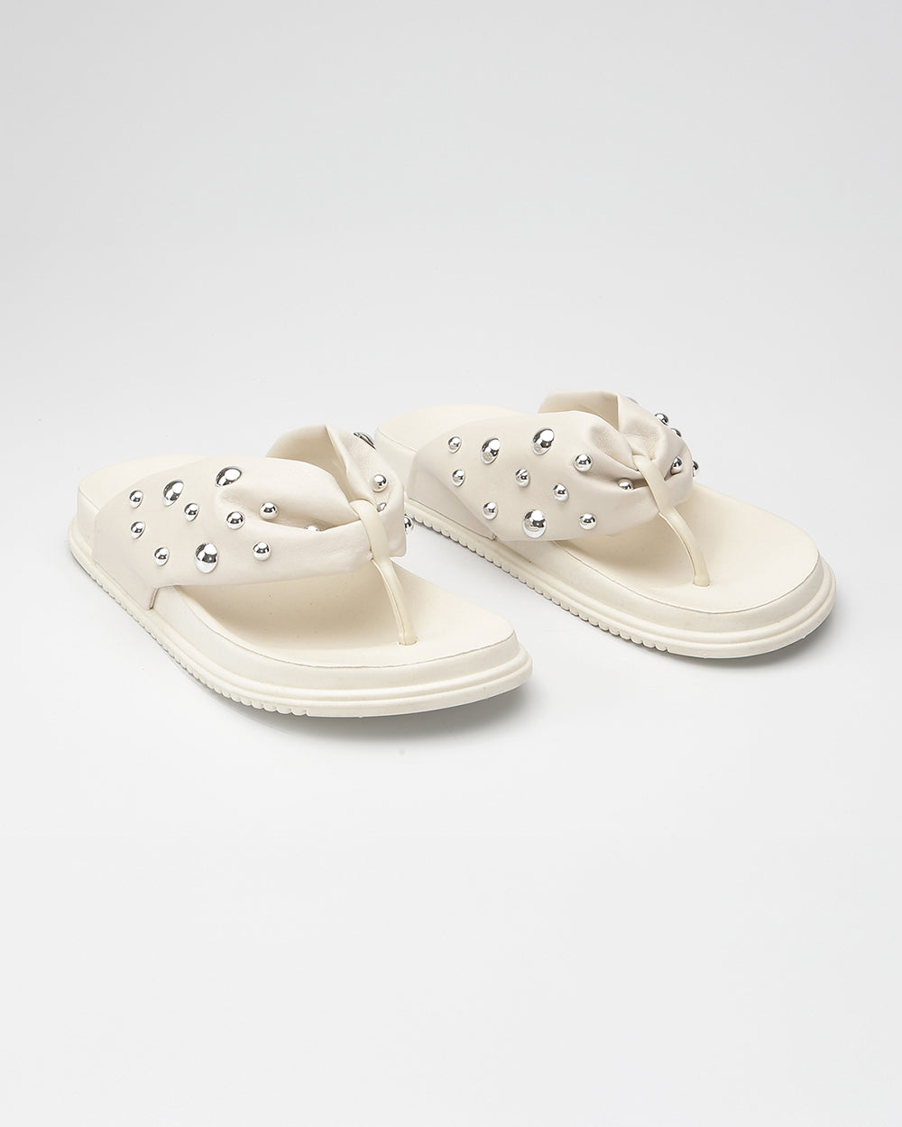 Papete Tira Acolchoada Esferas Off White Villa Griffe